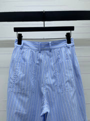 Striped cargo shorts