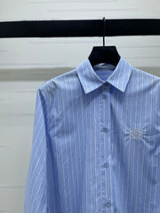 Striped Tie-Up Shirt