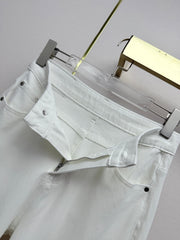 Back pocket rhinestone jeans