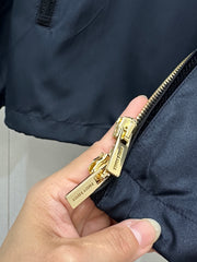 Loose-fitting Nylon Hooded Jacket