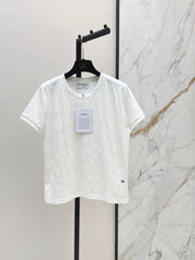 Diamond Pattern Short-Sleeve T-Shirt