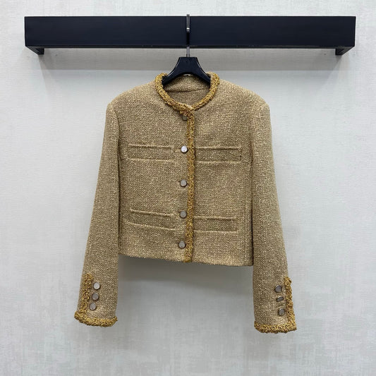 Cropped Tweed Jacket