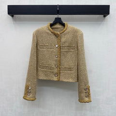 Cropped Tweed Jacket