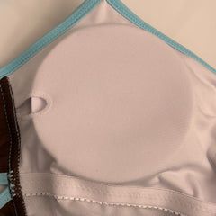 Spaghetti-strap one-piece swimsuit