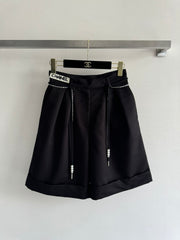 Chain-and-Cord Detail Shorts