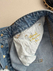 High-Waisted Straight-Leg Jeans