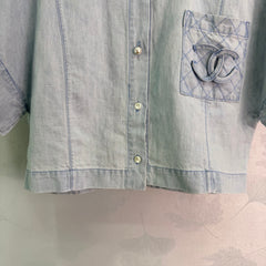 White Short-Sleeved Jacket