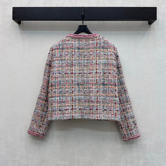 Multicolor V-Neck Jacket