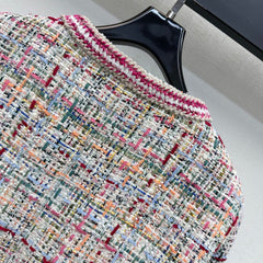 Multicolor V-Neck Jacket