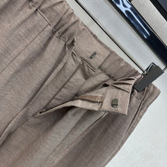 Drawstring Wide-Leg Trousers