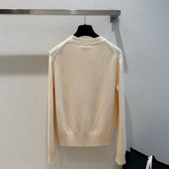 Cashmere-Blend Knit Cardigan