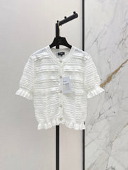 Open-knit cardigan