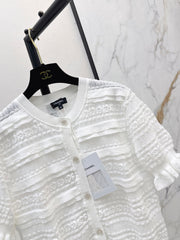 Open-knit cardigan
