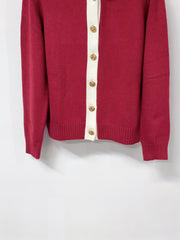 Sailor-collar cardigan