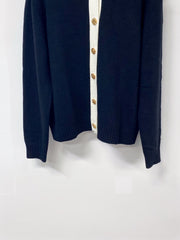Sailor-collar cardigan