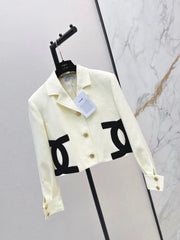 Cropped Knit Jacket