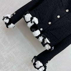 Frayed-Edge Tweed Jacket