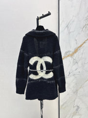 Belted Mohair Cardigan