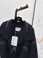 Belted Mohair Cardigan