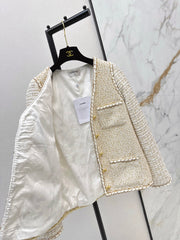 Gilded Tweed Panel Jacket