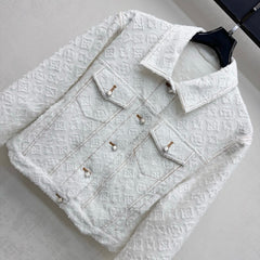 Jacquard Denim Jacket