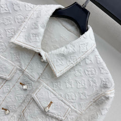Jacquard Denim Jacket
