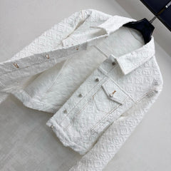 Jacquard Denim Jacket