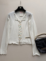 Dark grey knit cardigan