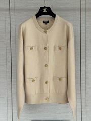 Cashmere knit cardigan