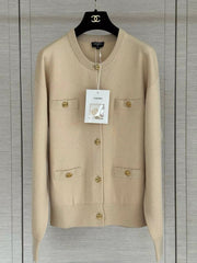 Cashmere knit cardigan