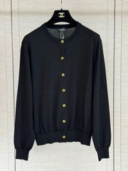 Cashmere knit cardigan