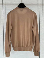Cashmere knit cardigan