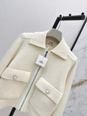 Wool-Blend Collared Jacket