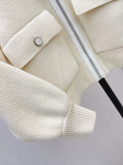Wool-Blend Collared Jacket