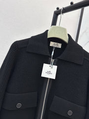 Wool-Blend Collared Jacket