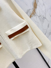 Wool-Blend Collared Jacket