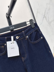 Slim-fit slight-flare jeans