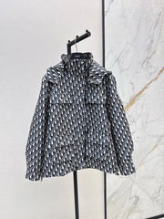 Hooded Mid-Length Jacket