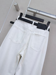 Wide-leg jeans with pockets
