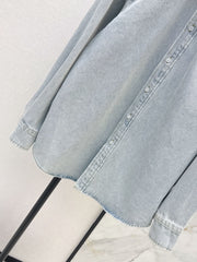 Vintage-Washed Denim Shirt