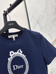 Exquisitely Embroidered Crew-Neck T-Shirt