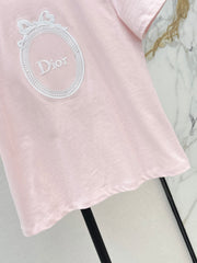 Exquisitely Embroidered Crew-Neck T-Shirt