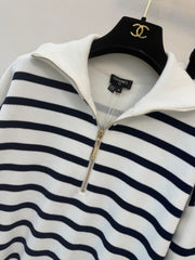 Long-sleeve half-zip with collar