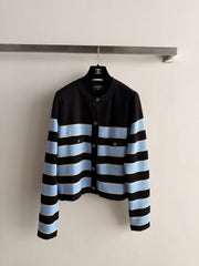 Striped Knit Cardigan