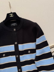 Striped Knit Cardigan
