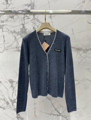 Iridescent Sequin-Embellished Cashmere Cardigan