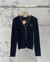 Iridescent Sequin-Embellished Cashmere Cardigan