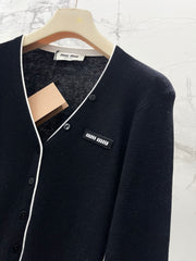 Iridescent Sequin-Embellished Cashmere Cardigan