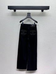 Straight-Leg Wide-Leg Jeans