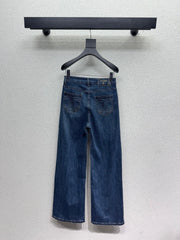 Straight-Leg Wide-Leg Jeans